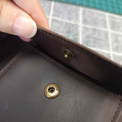 李記手工真皮 - 航海術圖示短夾 1040號