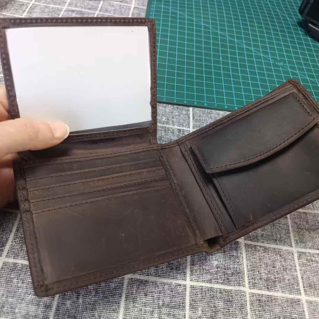 李記手工真皮 - 航海術圖示短夾 1040號