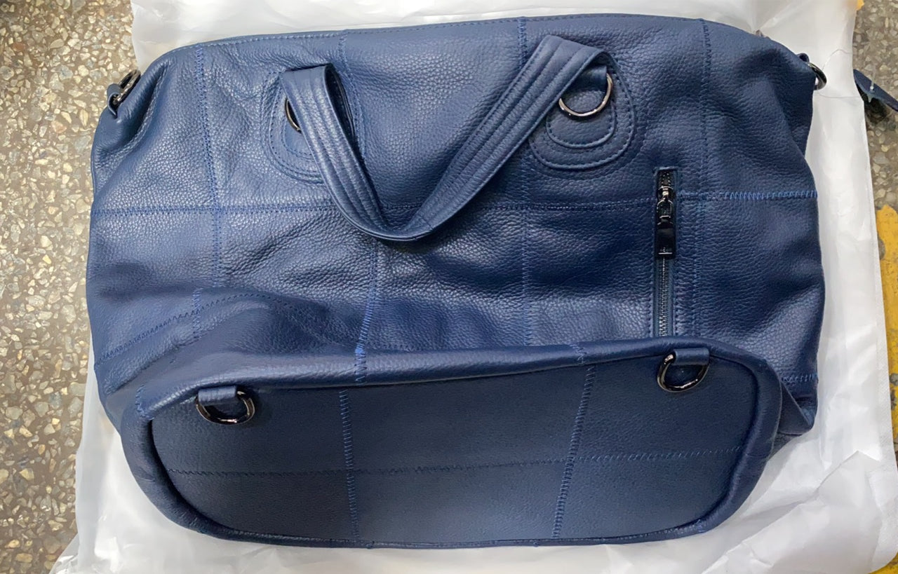 李記 | 原創手工真皮 | 格子元素で後背包b771號