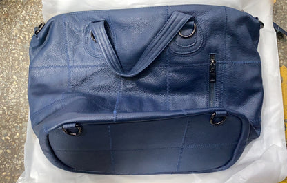 李記 | 原創手工真皮 | 格子元素で後背包b771號