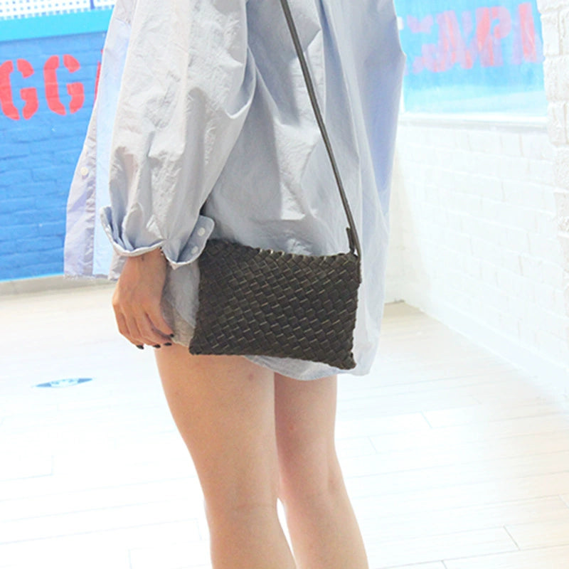 李記 | 原創手工真皮 | 法式復古い編織包MS6020號