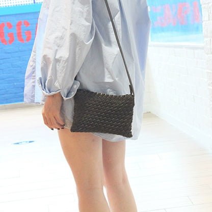 李記 | 原創手工真皮 | 法式復古い編織包MS6020號