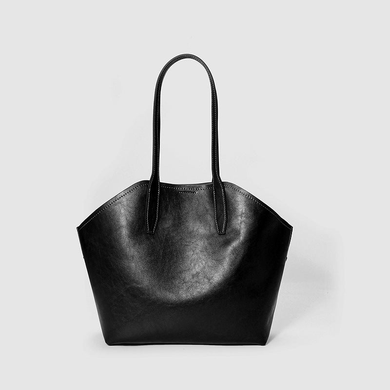 李記 | 原創手工真皮 | 法式復古バ簡約大方の托特包L4215號