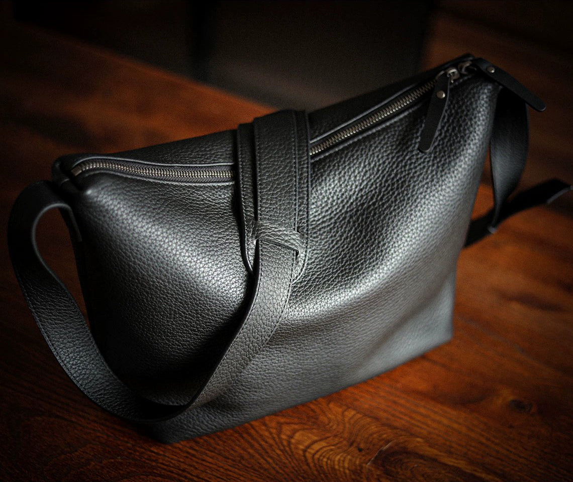 李記 | 原創手工真皮 | 輕薄隨身舒適便捷の斜唄包ls316號