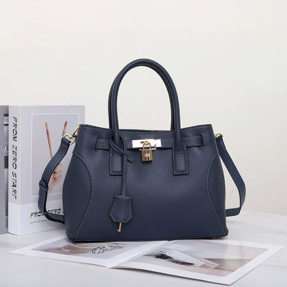 李記 | 原創手工真皮 | 皮料に良い高級鉑金の手提包ql2859號