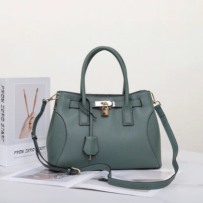 李記 | 原創手工真皮 | 皮料に良い高級鉑金の手提包ql2859號