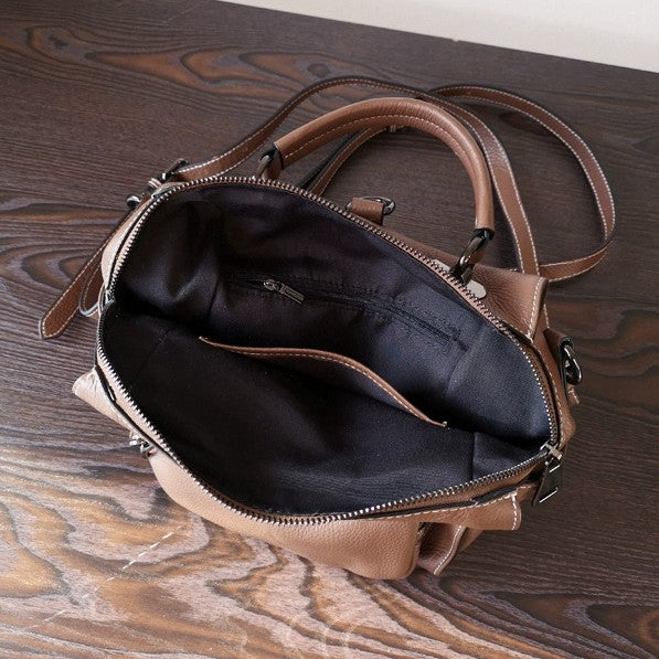 李記 | 原創真皮手工 | 韓國版ヘー牛革ル両用肩背包D473號