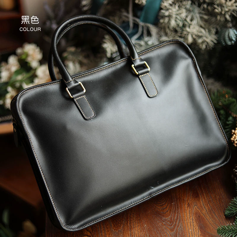 李記 | 原創真皮手工 | 輕商務通勤feel公文包ls343號