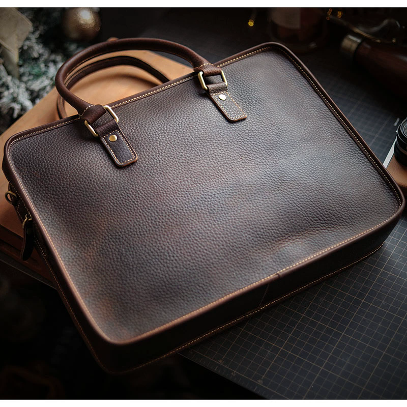 李記 | 原創真皮手工 | 輕商務通勤feel公文包ls343號