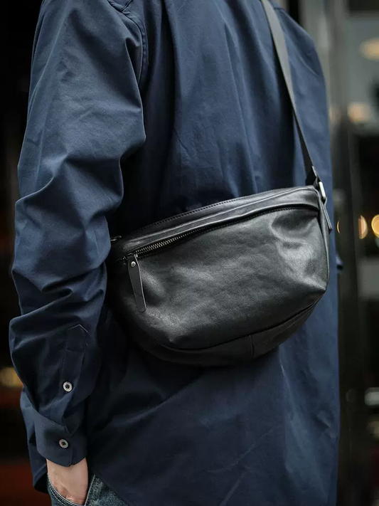 李記 | 原創手工真皮 | 【輕感系列】隨行胸包ls6225號