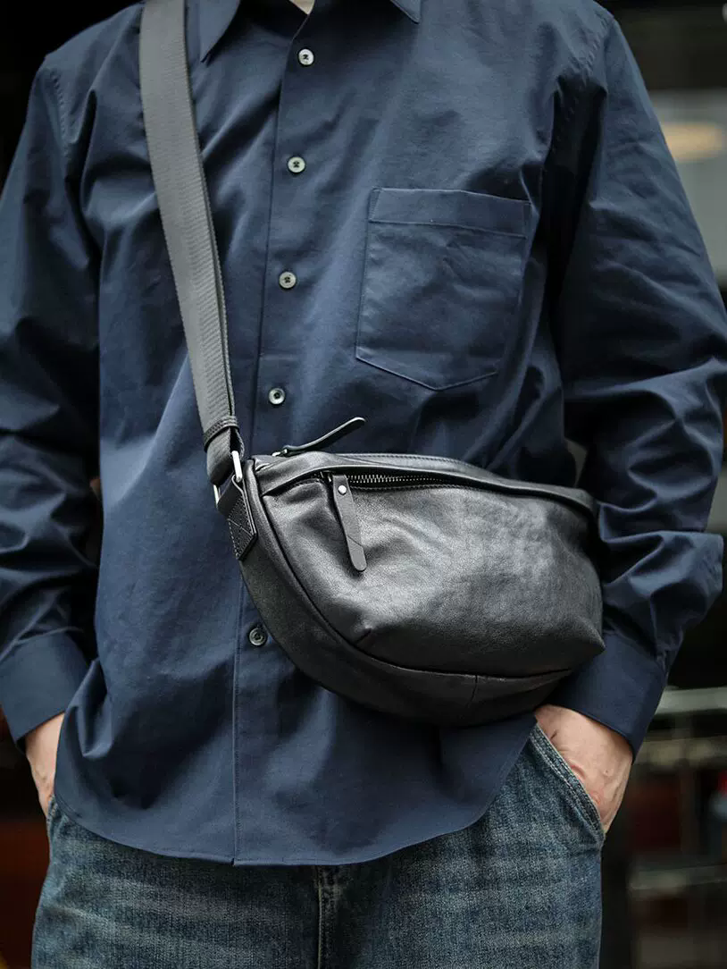 李記 | 原創手工真皮 | 【輕感系列】隨行胸包ls6225號