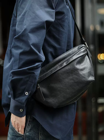 李記 | 原創手工真皮 | 【輕感系列】隨行胸包ls6225號