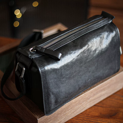 李記 | 原創手工真皮 | 上身效果出眾の立體斜唄包ls6810號