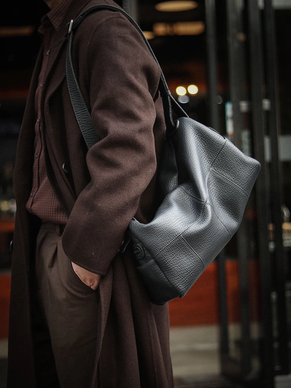 李記 | 原創手工真皮 | 上身自帶奢貴濾鏡の運動健身斜唄包ls8104號