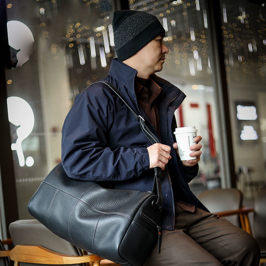 李記 | 原創手工真皮 | 上身自帶奢貴濾鏡の運動健身斜唄包ls8104號