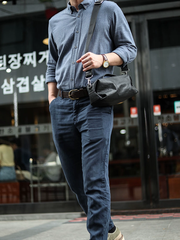 李記 | 原創手工真皮 | 隨意不刻意の斜唄包LS8165號