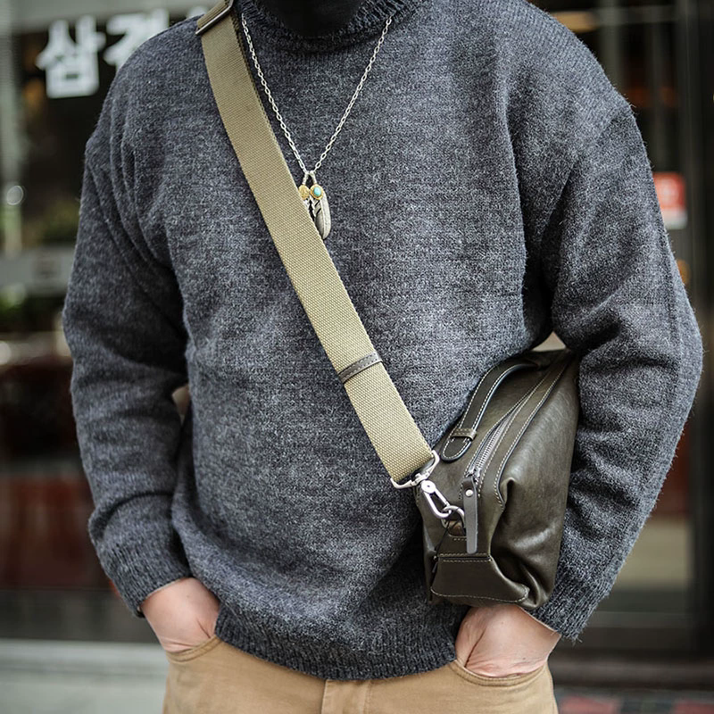 李記 | 原創手工真皮 | 隨意不刻意の斜唄包LS8165號