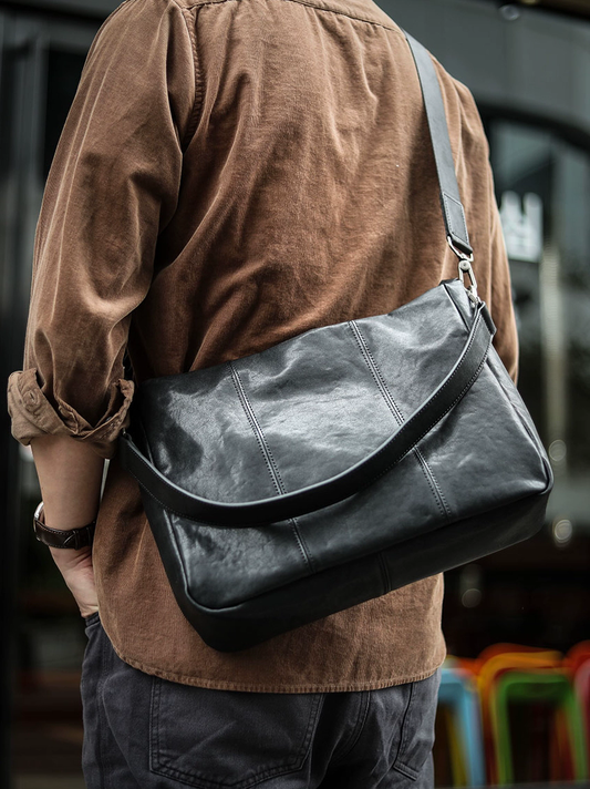 李記 | 原創手工真皮 | 簡約又絲毫不沉悶の通勤包ls8227號