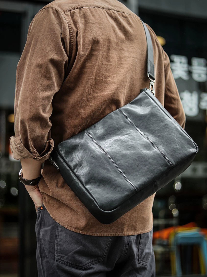 李記 | 原創手工真皮 | 簡約又絲毫不沉悶の通勤包ls8227號