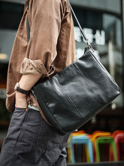 李記 | 原創手工真皮 | 簡約又絲毫不沉悶の通勤包ls8227號