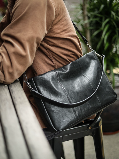 李記 | 原創手工真皮 | 簡約又絲毫不沉悶の通勤包ls8227號