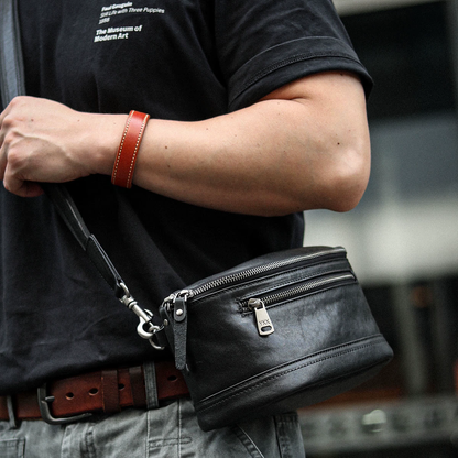 李記 | 原創手工真皮 | 出門不撞款還超有格調の立體背包ls8298號