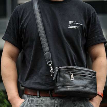 李記 | 原創手工真皮 | 出門不撞款還超有格調の立體背包ls8298號