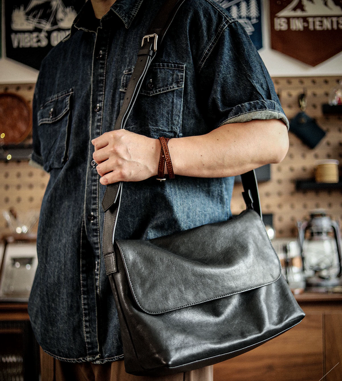 李記 | 原創手工真皮 | 輕奢用料重本打造の斜唄包ls8306號