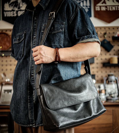 李記 | 原創手工真皮 | 輕奢用料重本打造の斜唄包ls8306號