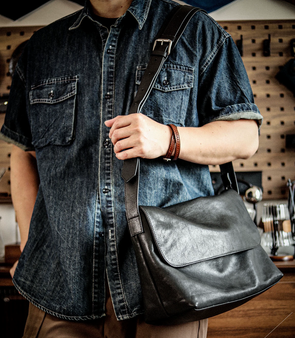 李記 | 原創手工真皮 | 輕奢用料重本打造の斜唄包ls8306號