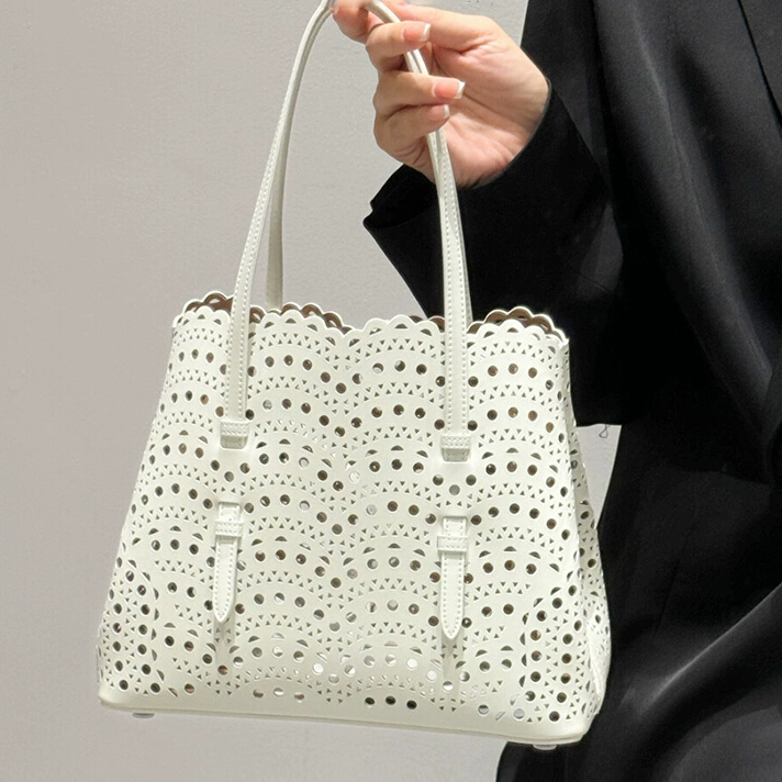 李記 | 原創手工真皮 | 鏤空雕花の菜籃子包M16202號