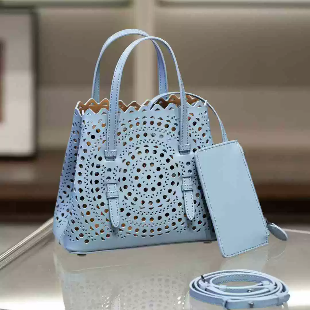 李記 | 原創手工真皮 | 鏤空雕花の菜籃子包M16202號