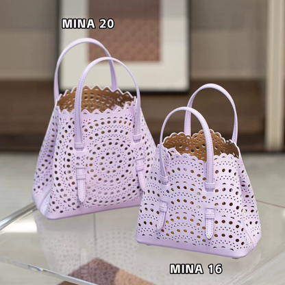 李記 | 原創手工真皮 | 鏤空雕花の菜籃子包M16202號