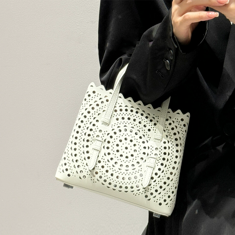 李記 | 原創手工真皮 | 鏤空雕花の菜籃子包M16202號