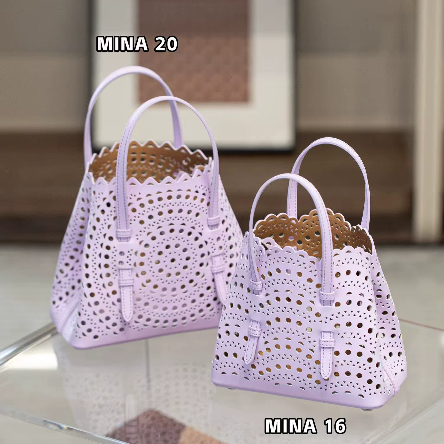 李記 | 原創手工真皮 | 鏤空雕花の菜籃子包M16202號