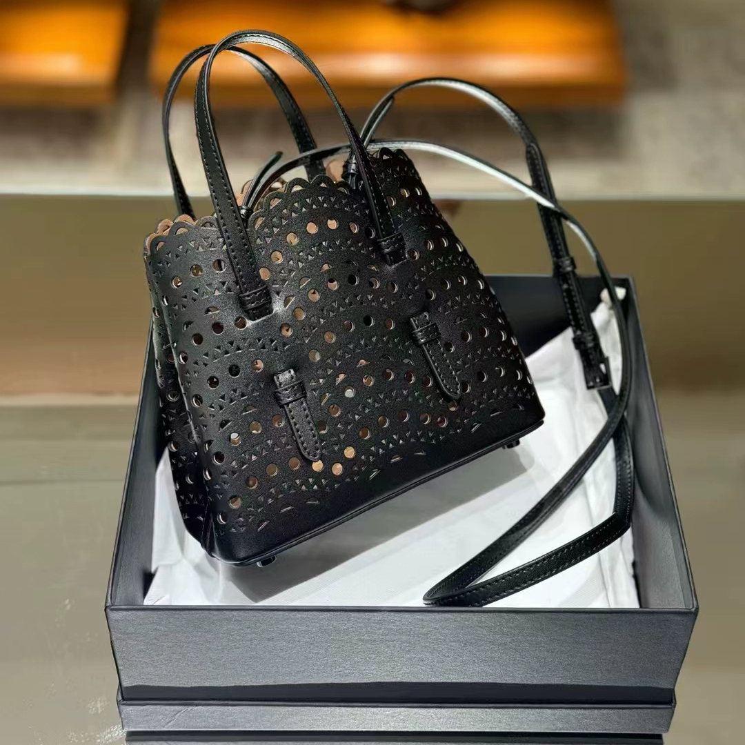 李記 | 原創手工真皮 | 鏤空雕花の菜籃子包M16202號