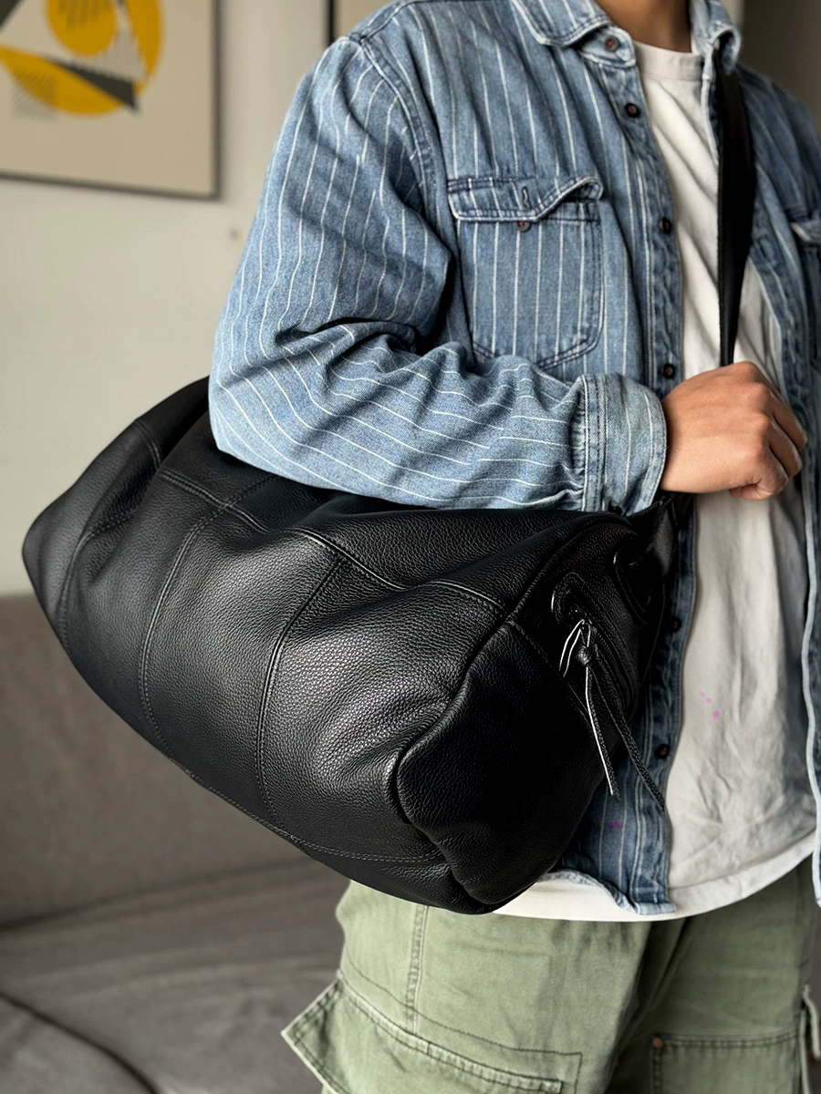 李記 | 原創手工真皮 | 健身差旅大容量包m291號