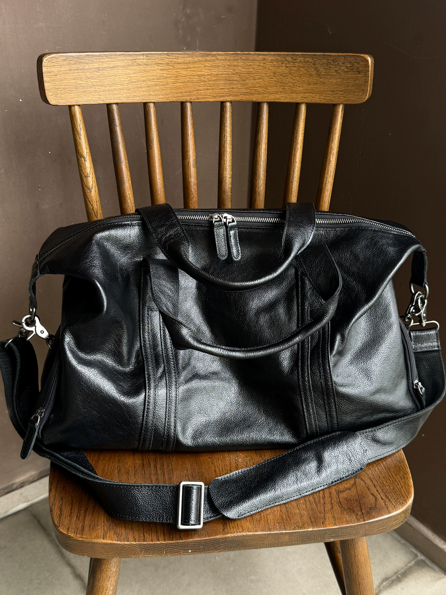 李記 | 原創手工真皮 | 品質を厳し素材選び差旅包m3042號