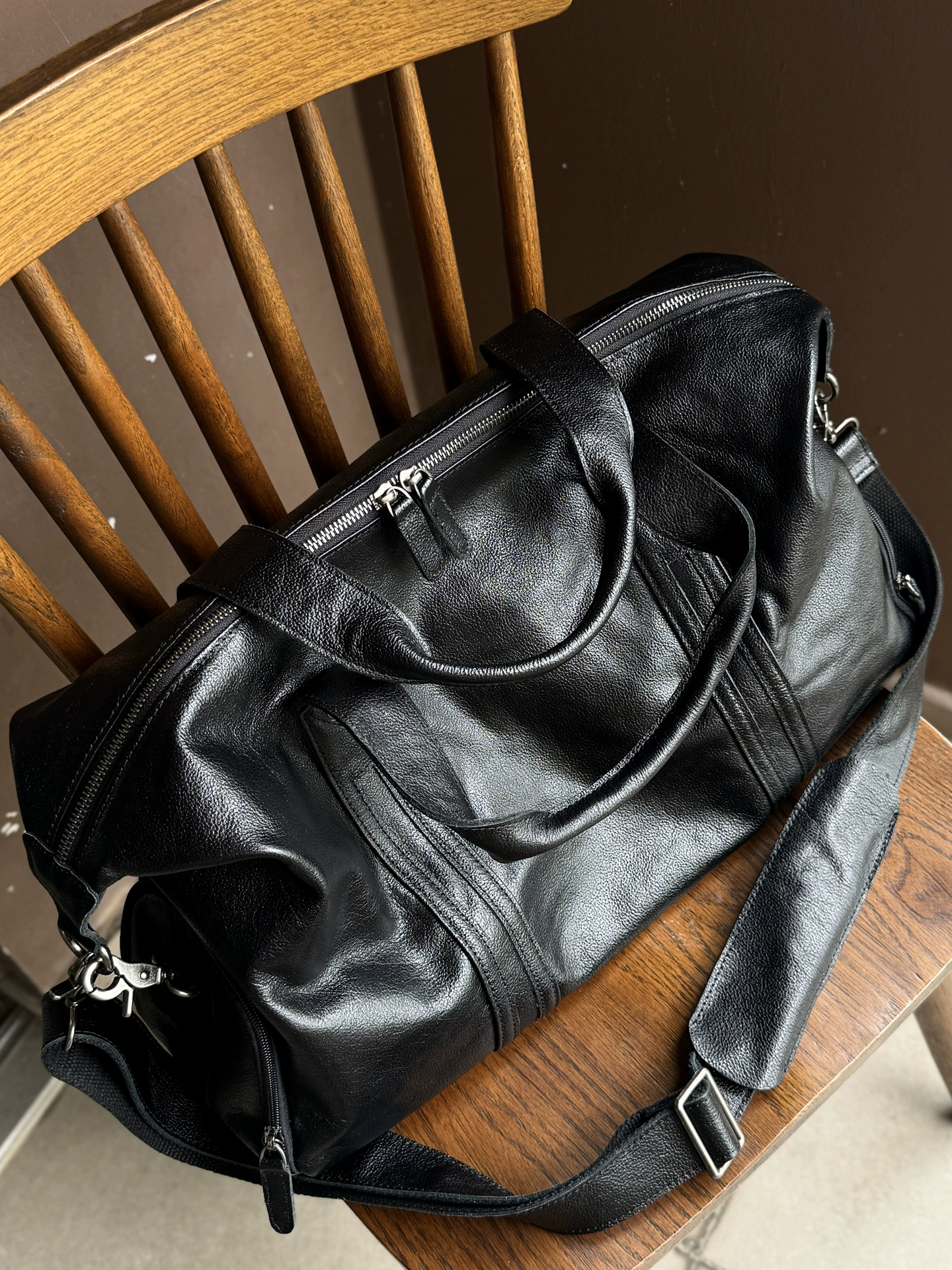 李記 | 原創手工真皮 | 品質を厳し素材選び差旅包m3042號