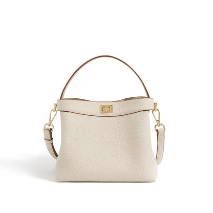 李記 | 原創手工真皮 | 質感う氣質自然で紋理手提包M738號