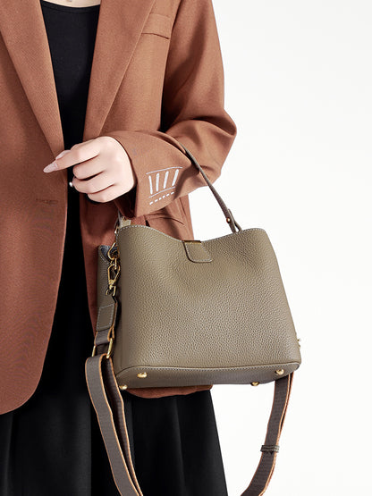 李記 | 原創手工真皮 | 低調簡約軟糯い水桶包ML88號