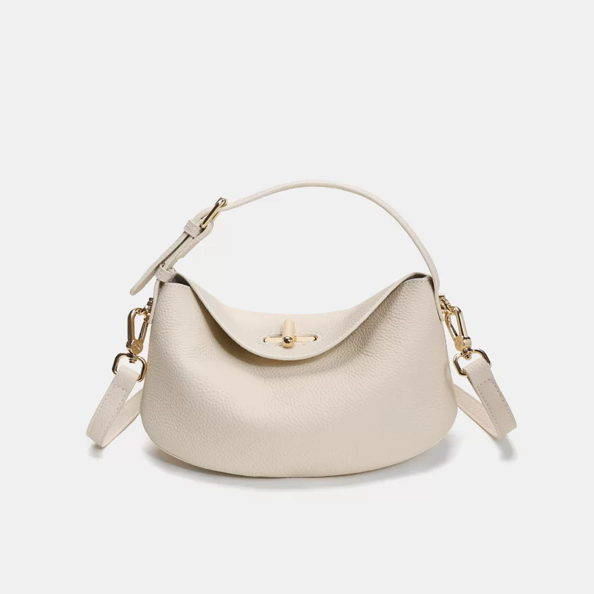 李記 | 原創手工真皮 | 軟皮ら頭層牛皮の手提包N1576號