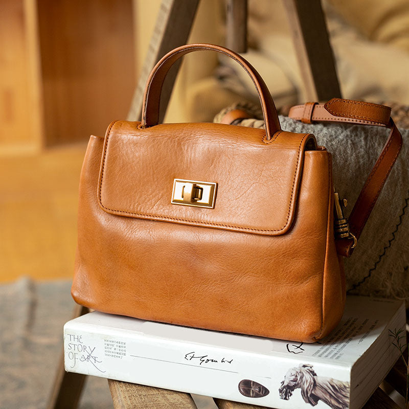 Li Ji | Original handmade leather | Handmade leather goods, simple temperament, handbag No. NT8125 