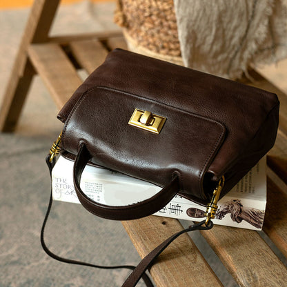 Li Ji | Original handmade leather | Handmade leather goods, simple temperament, handbag No. NT8125 