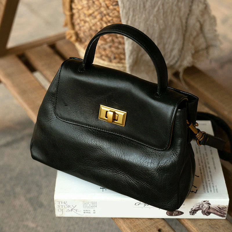 Li Ji | Original handmade leather | Handmade leather goods, simple temperament, handbag No. NT8125 