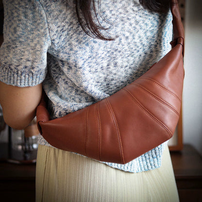 李記 | 原創手工真皮 | 輕薄隨身い隨行小背包A8545號