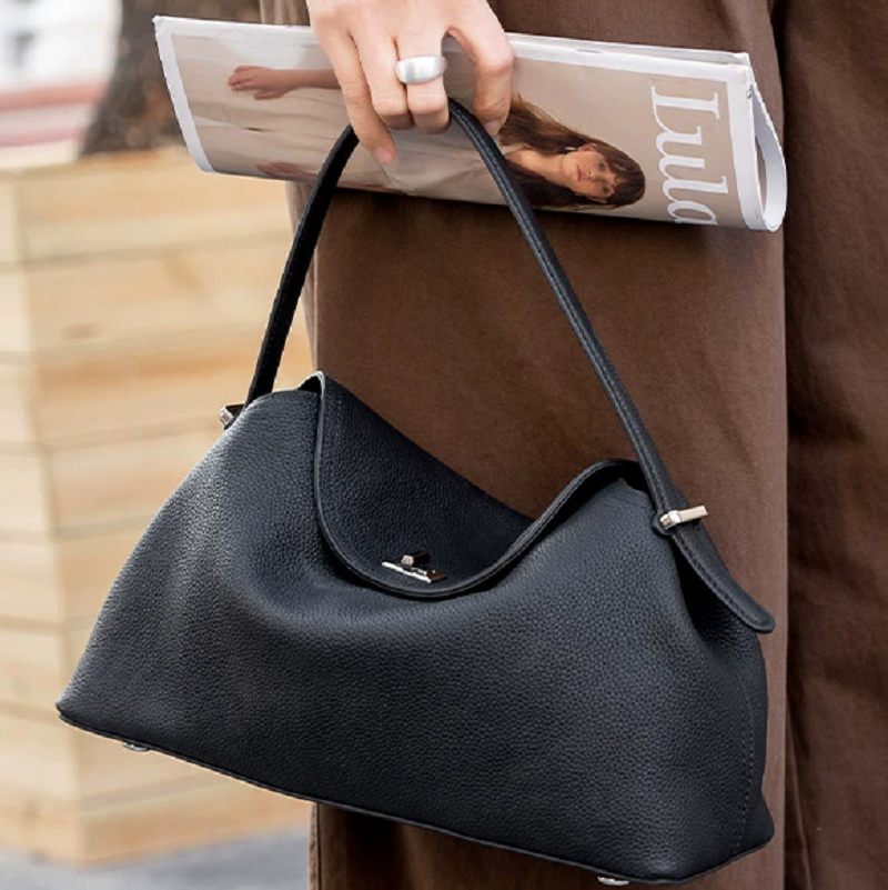 李記 | 原創手工真皮 | 韓版で高級感斜唄包F9889B號