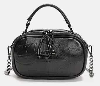 李記 | 原創手工真皮 | 剛柔並済の美し斜唄包N128號