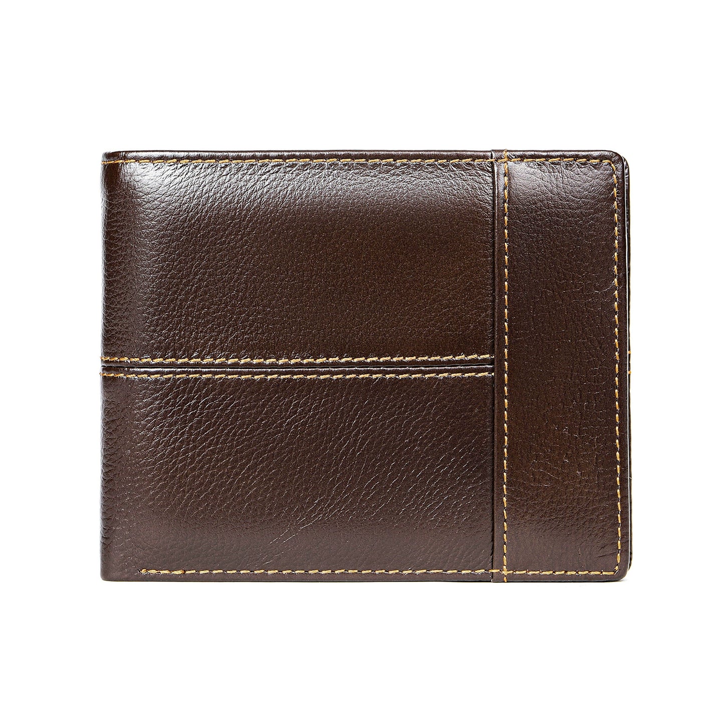 Li Ji | Original handmade genuine leather | Thin cowhide business wallet No. 8064 