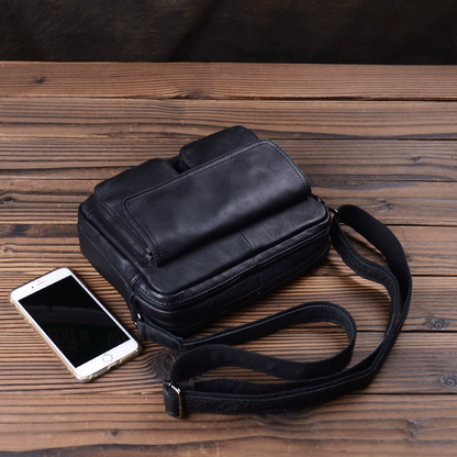 李記 | 原創真皮手工 | 經典風馬皮の斜唄包x211號